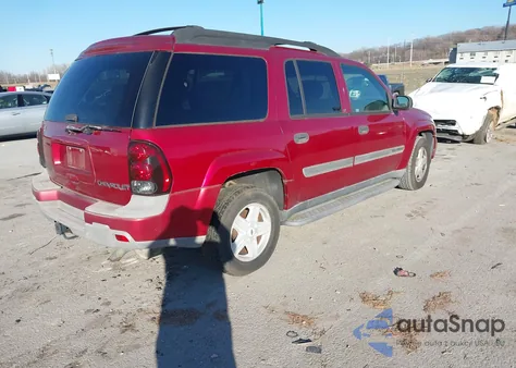 2002 Chevrolet Trailblazer Ext Lt из США, поврежденный, VIN 1GNES16S126130603